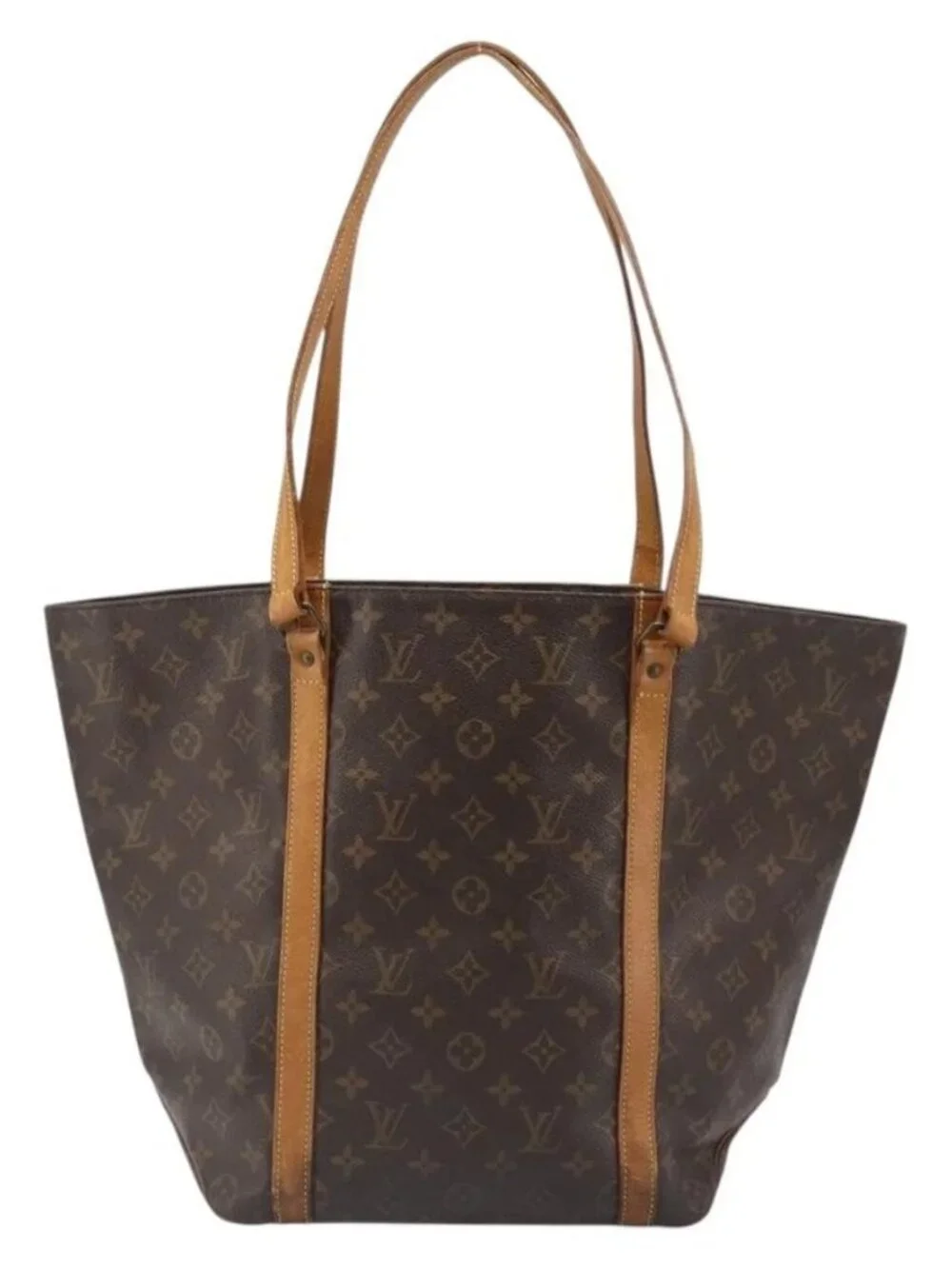 LOUIS VUITTON Monogram Sac Shopping Tote Bag M51108 LV Auth 185549